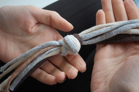 koiran nyörilelun hevosenhäntäsolmu